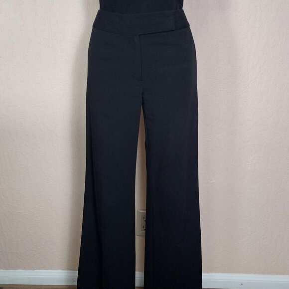 Black Straight-Leg trouser  Pant - Picture 3 of 16